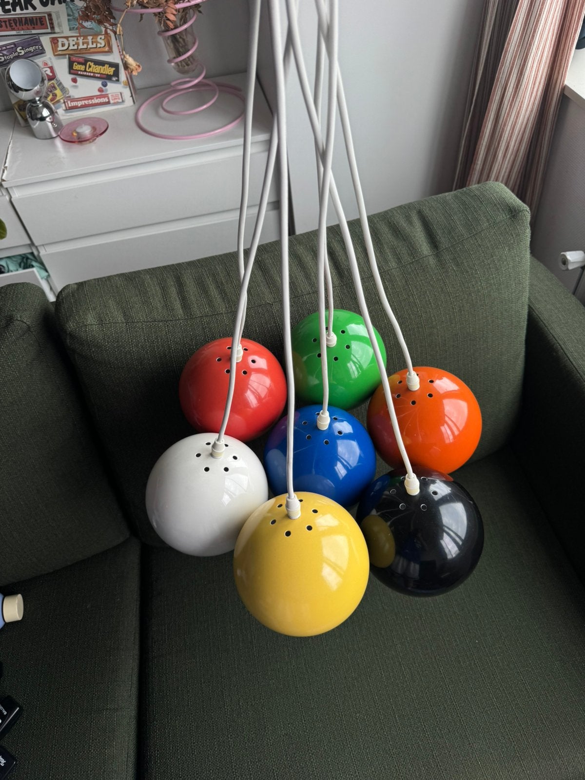 Kare design hanglamp, Ophalen, Zo goed als nieuw