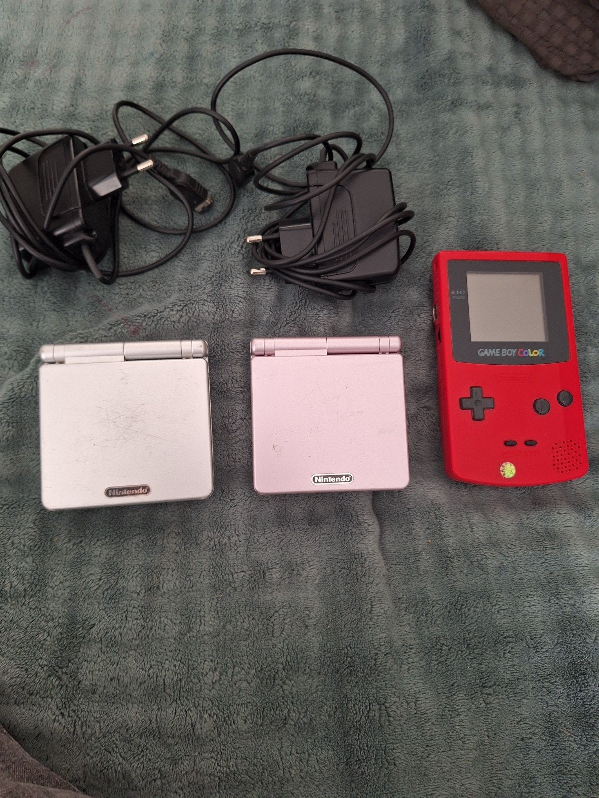 3 gameboy's, Spelcomputers en Games, Spelcomputers | Nintendo Game Boy, Ophalen, Zo goed als nieuw, Game Boy Color