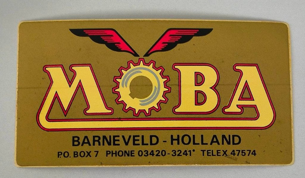 Sticker Moba Barneveld, Ophalen of Verzenden, Zo goed als nieuw, Bedrijf of Vereniging