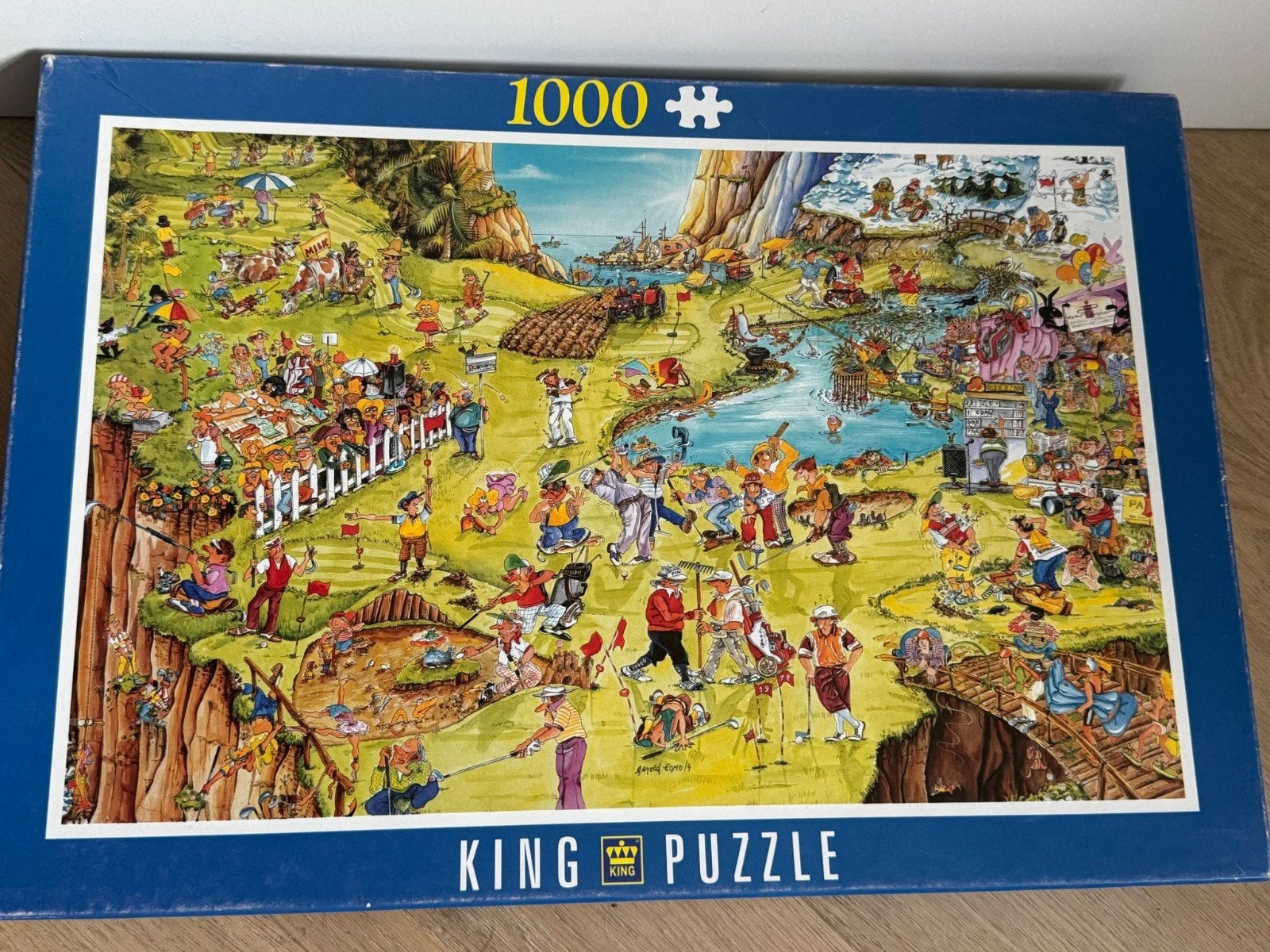 King puzzel 1000 stukjes, Ophalen of Verzenden, 500 t/m 1500 stukjes, Legpuzzel