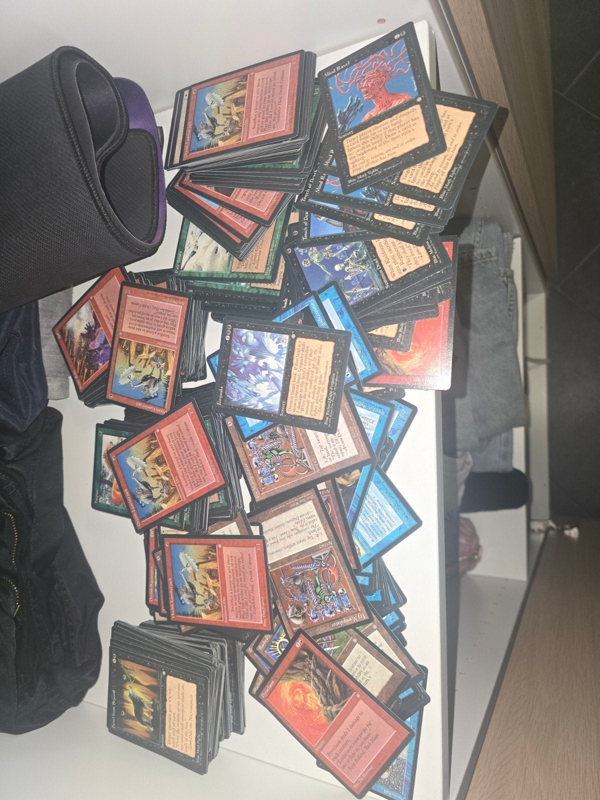 Grote collectie Magic the gathering ice age ongeveer 500 st, Ophalen, Gebruikt, Meerdere kaarten