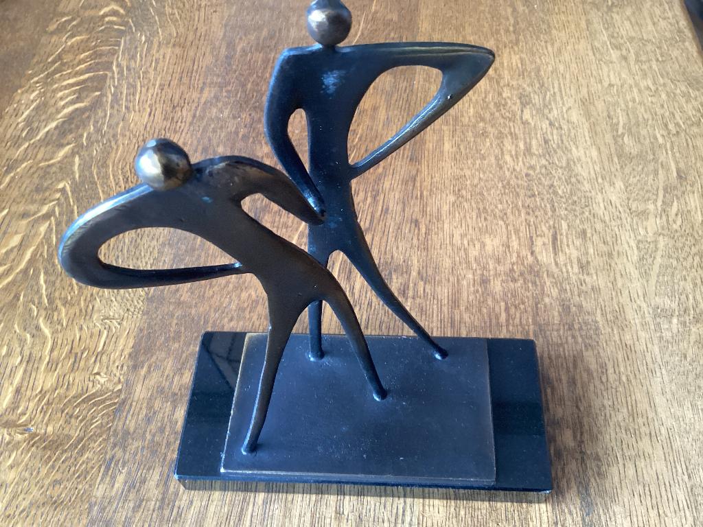 Sculptuur Stevige Handdruk Corry Ammerlaan, Overige typen, Overige onderwerpen, Ophalen of Verzenden, Brons