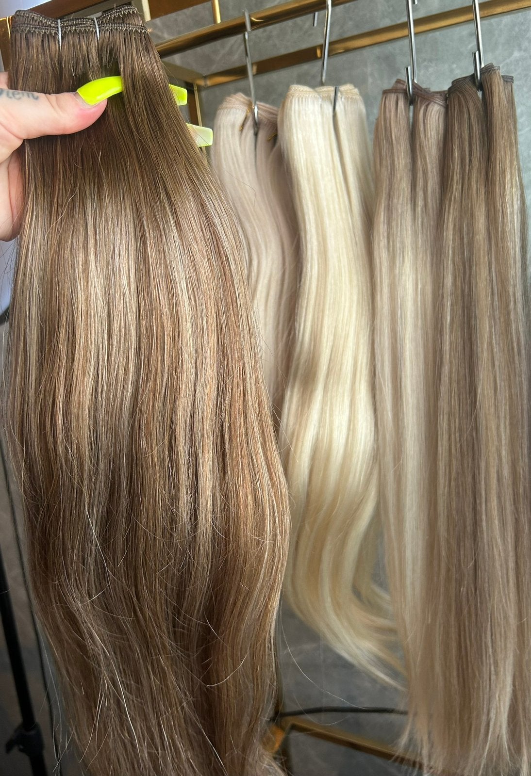 hair weave extensions 60 cm double drawn, Ophalen of Verzenden, Nieuw, Pruik of Haarverlenging