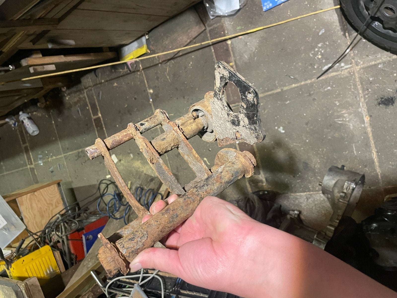 Subframe Zip 4 takt met roest, rubbers nog goed, Ophalen of Verzenden, Gebruikt, Frame