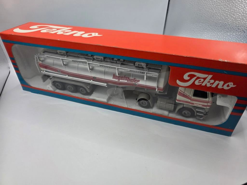 Scania 142, Hobby en Vrije tijd, Modelauto's | 1:50, Ophalen of Verzenden, Zo goed als nieuw, Bus of Vrachtwagen, Tekno