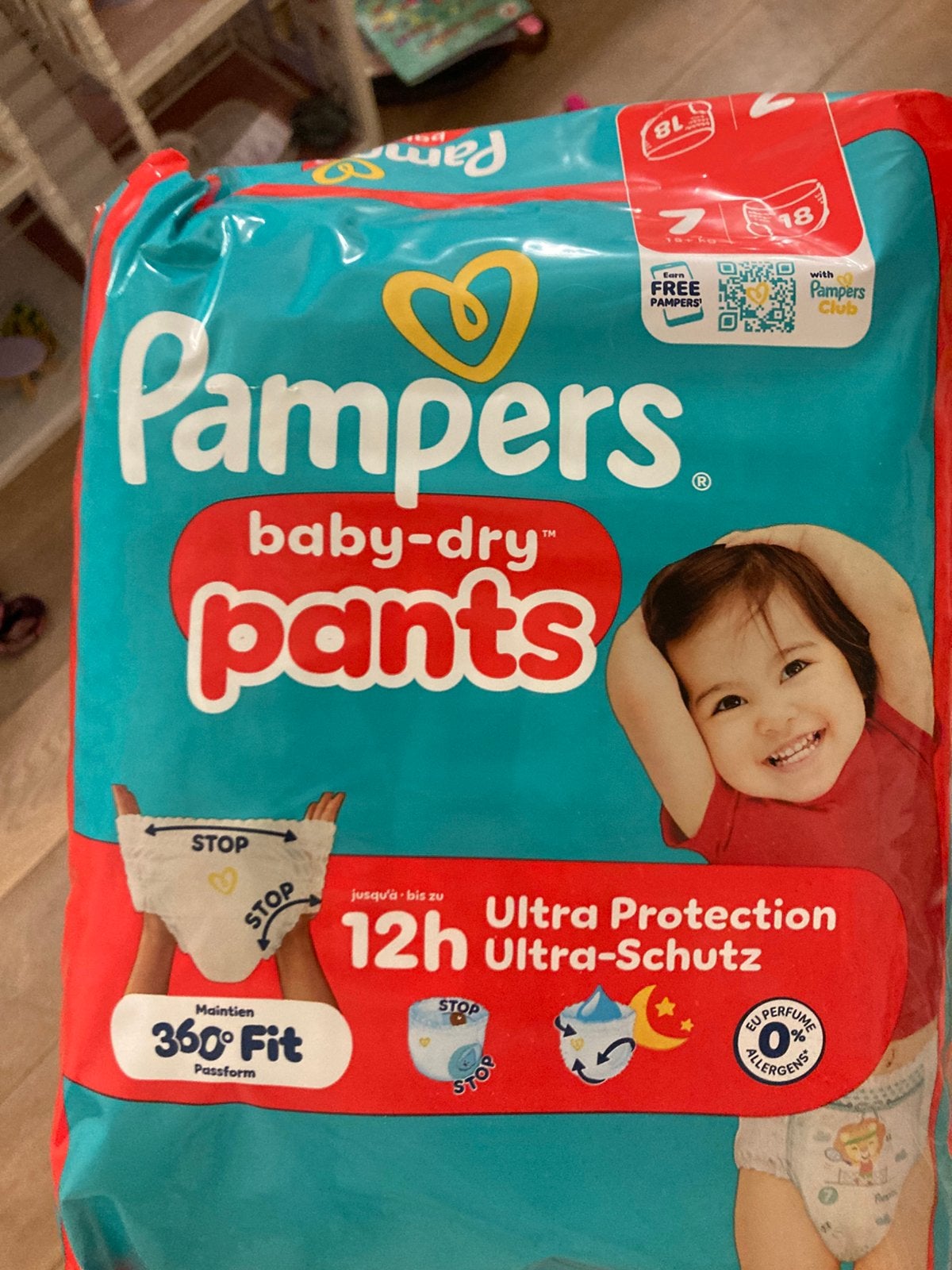 5x Pampers baby dry maat 7, Ophalen, Nieuw, Overige typen, Standaard