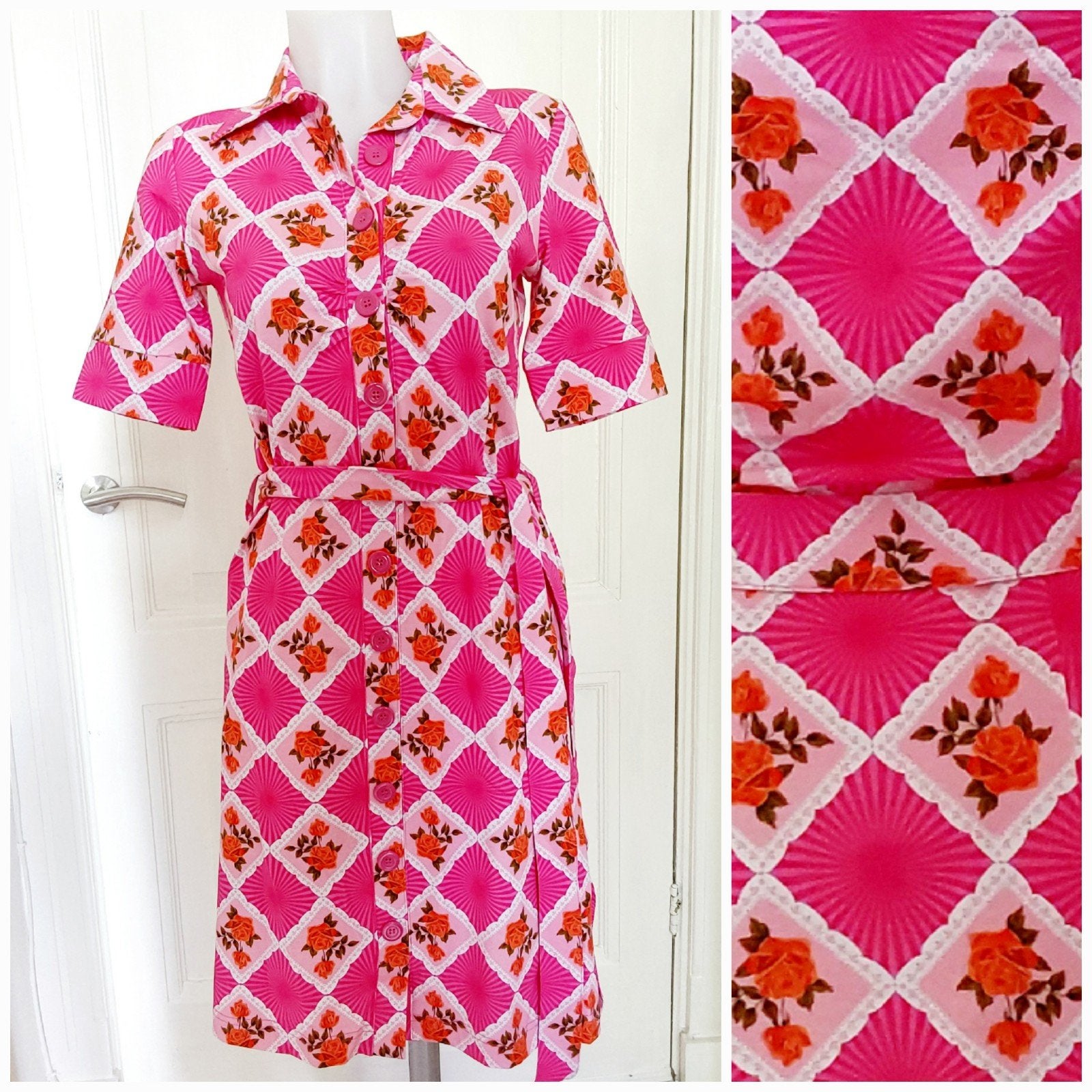 leuke vrolijke Tante Betsy jurk maat S nieuw🌸, Tante Betsy, Nieuw, Ophalen of Verzenden, Knielengte