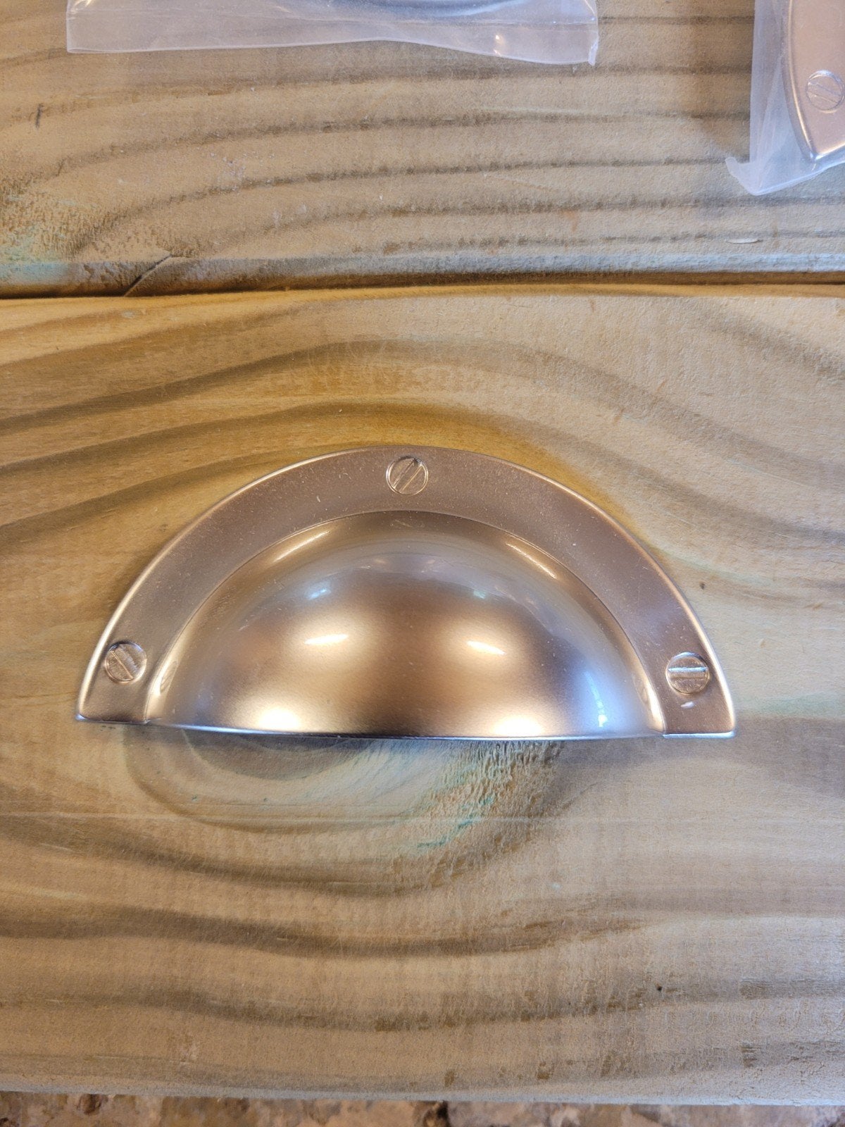 8 x Komgreep 90mm nikkel mat, Ophalen of Verzenden, Nieuw, Minder dan 50 mm, Schroeven