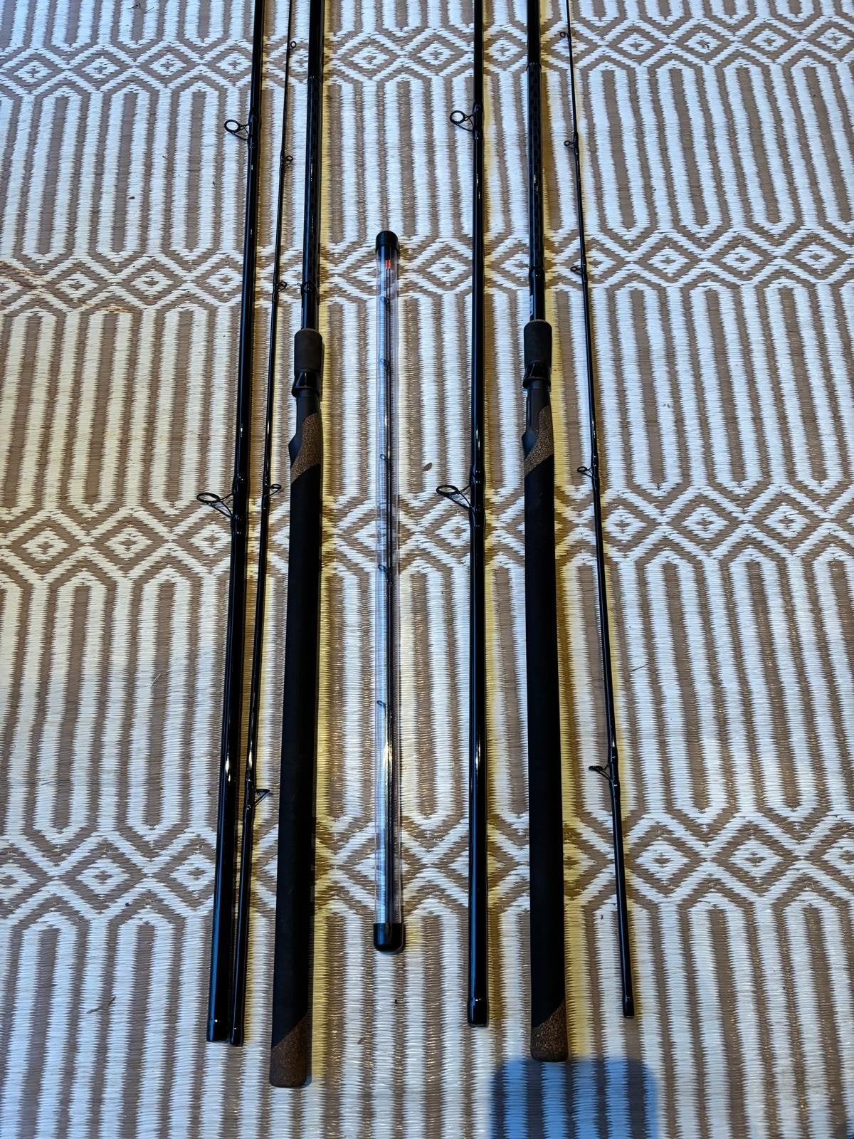 2x Matrix Ethos XR-D Distance Feeder Hengels (420cm, 150g), Ophalen of Verzenden, Zo goed als nieuw, Werphengel