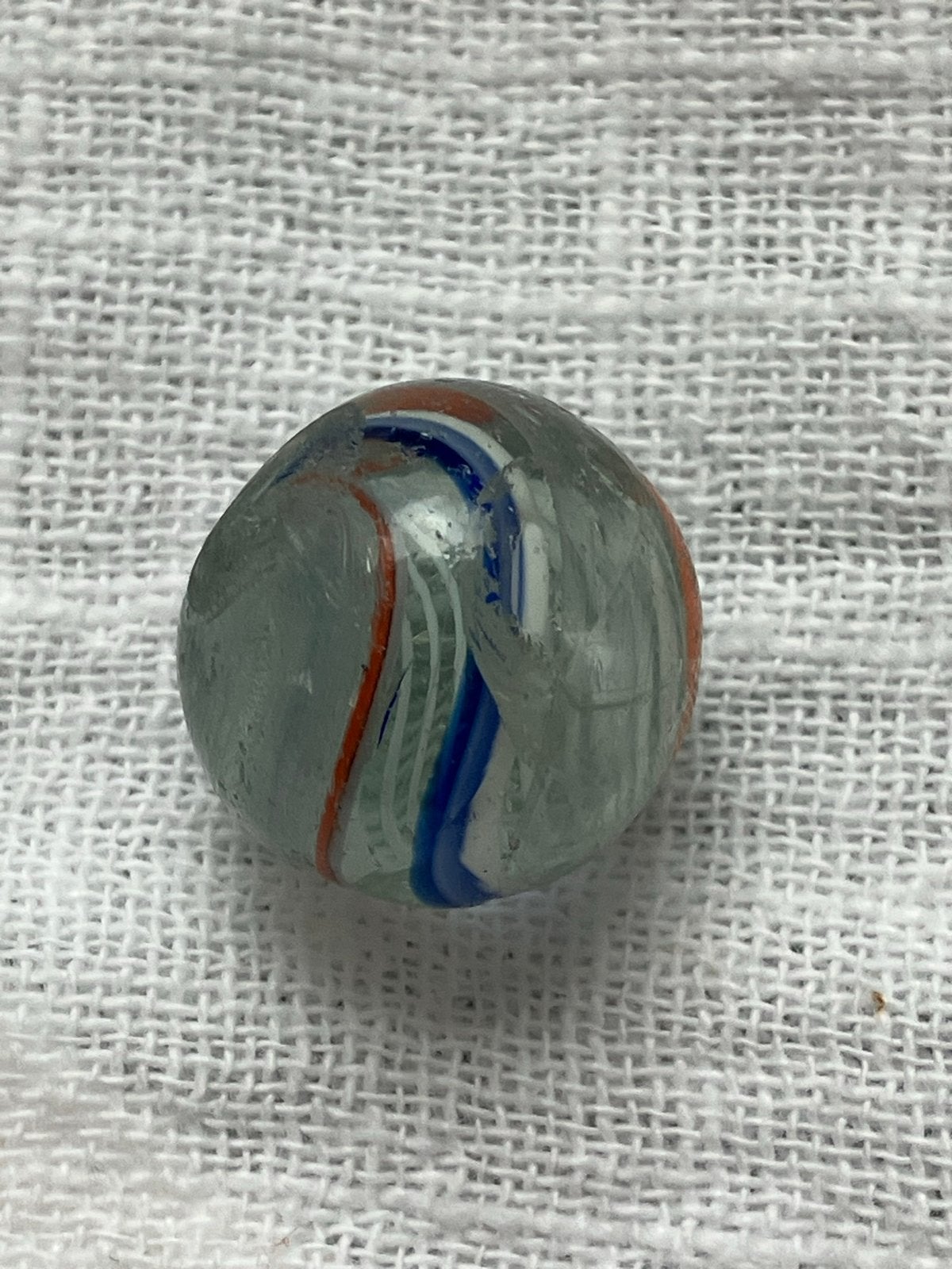 Duitse antieke handgemaakte knikker nr.4, Ophalen of Verzenden, Gebruikt