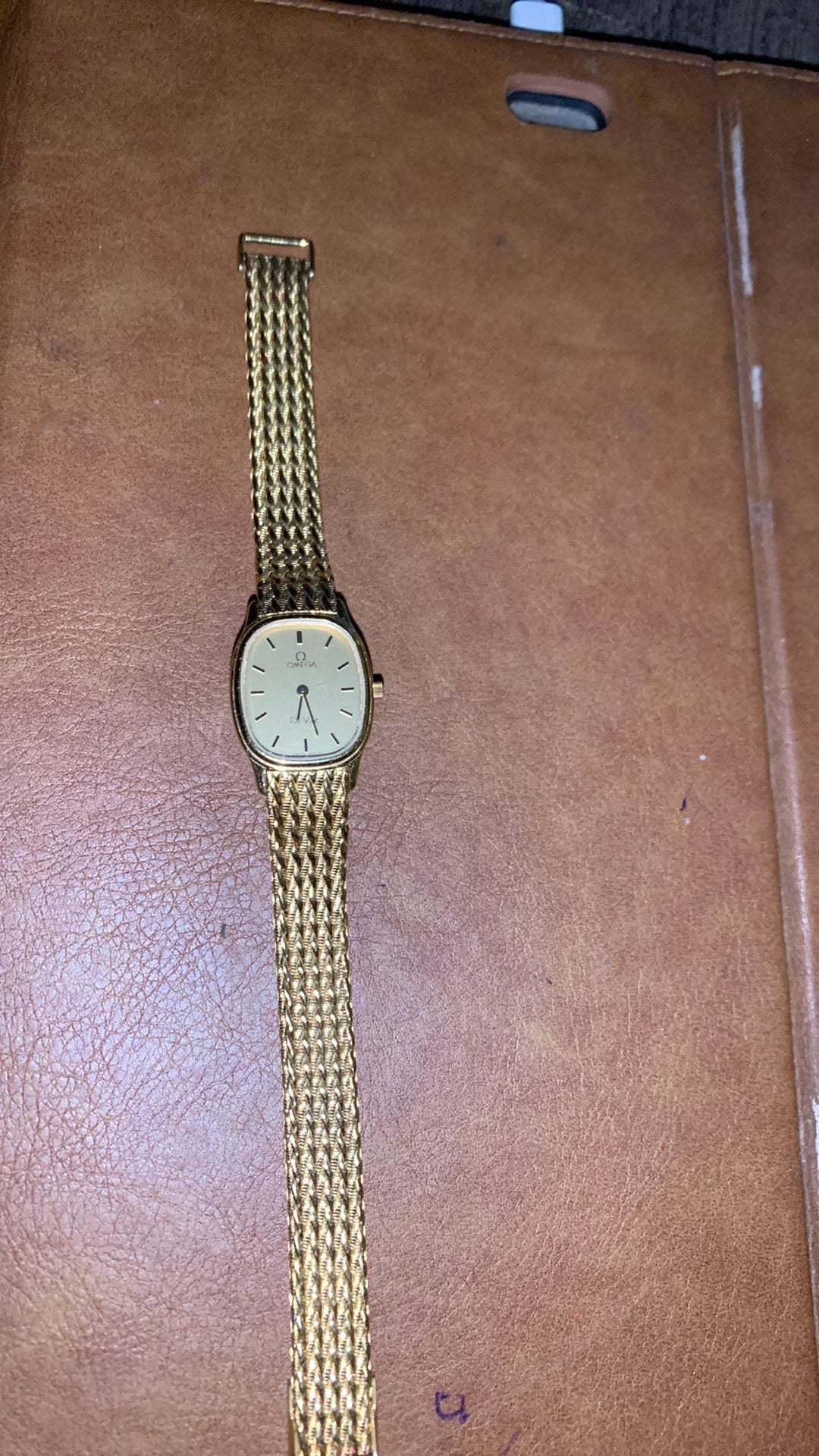 Omega DeVille doublé dameshorloge, elegant en tijdloos, Overige merken, Gebruikt, Polshorloge, Ophalen of Verzenden