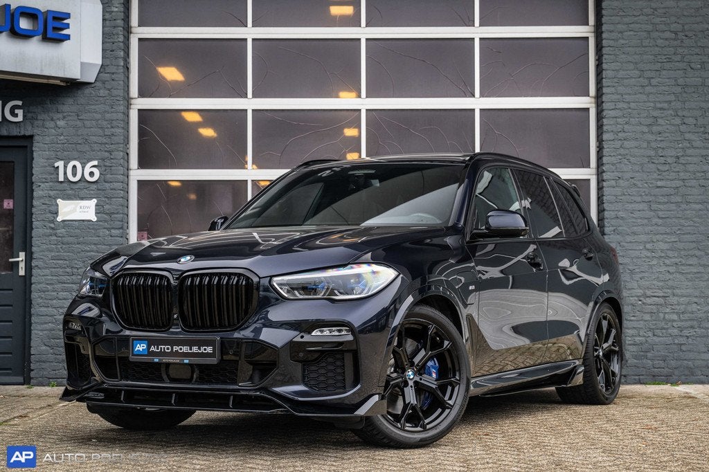 BMW X5 xDrive45e M Sport, 4 wiel Besturing, Pano, Acc, Stoel, Auto's, BMW, Automaat, Gebruikt, 394 pk, Zwart