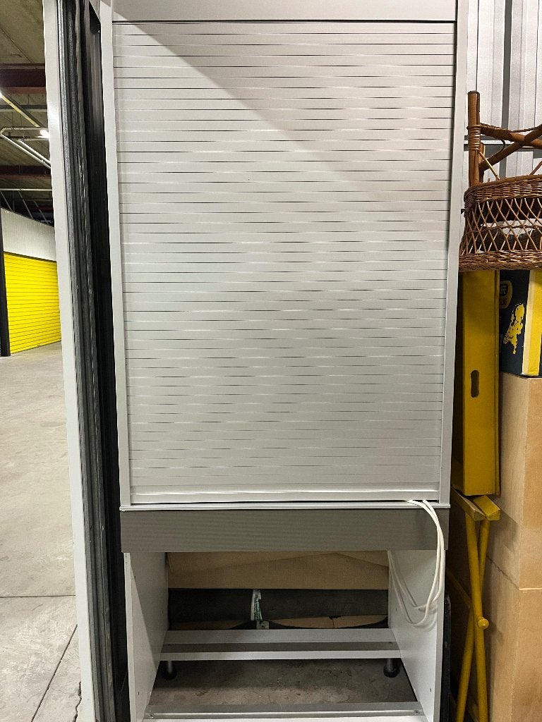 Valcucine keukenkast met rolluik, Huis en Inrichting, Keuken | Keukenelementen, Ophalen, Gebruikt, 200 cm of meer, Wit