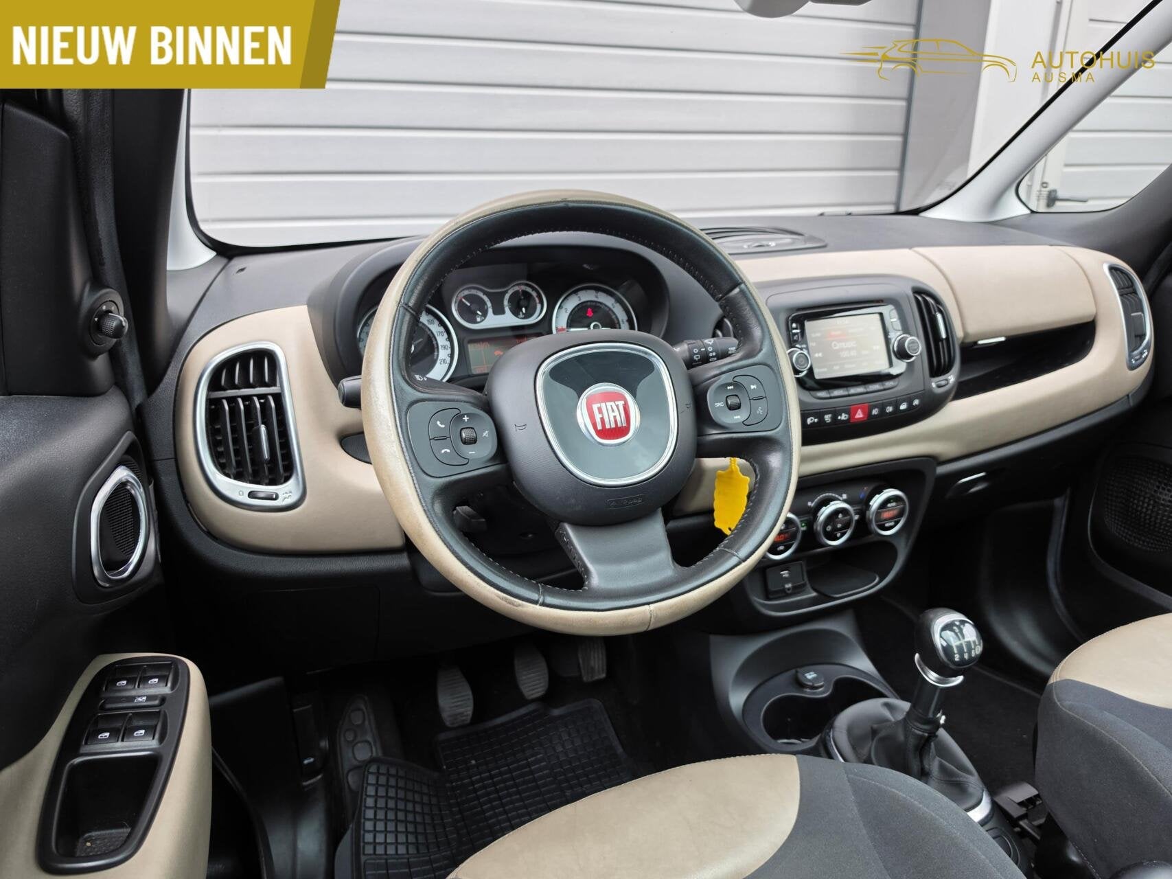 Fiat 500 L 0.9 TwinAir Lounge Dak/Cruise/Leder/Trekhaak/, Auto's, Fiat, Gebruikt, Euro 6, Met garantie (alle), Bedrijf