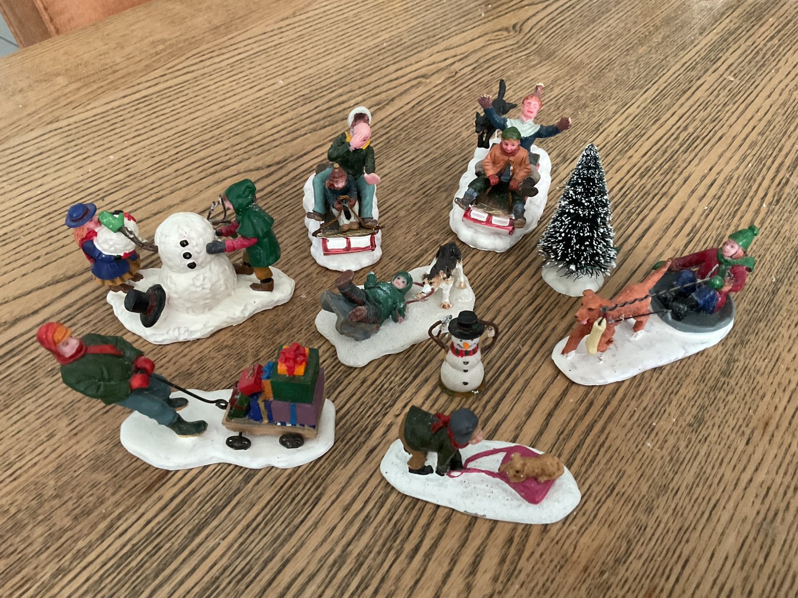 Lemax poppetjes, Diversen, Kerst, Ophalen, Gebruikt