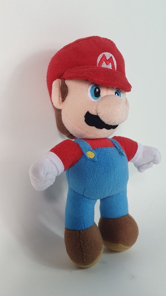 Mario, Super Mario Bros knuffel, Nintendo. 30cm. 8B9, Tweedehands verkoop, Tweedehands verkoop, Gebruikt, Overige typen