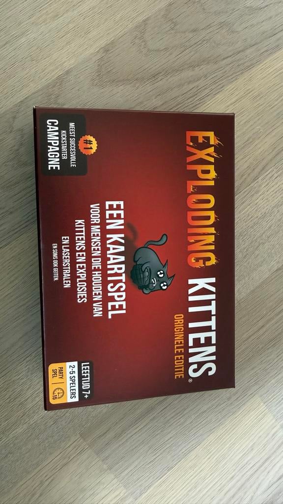 Exploding Kittens originele editie, Drie of vier spelers, Verzenden, Nieuw