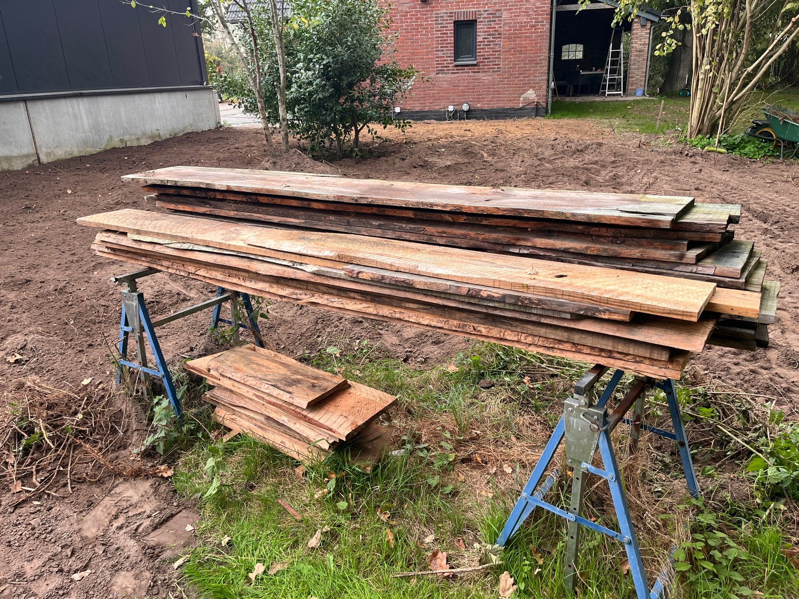 Eiken schaaldelen diverse lengtes, Ophalen, Gebruikt, Eiken, Plank