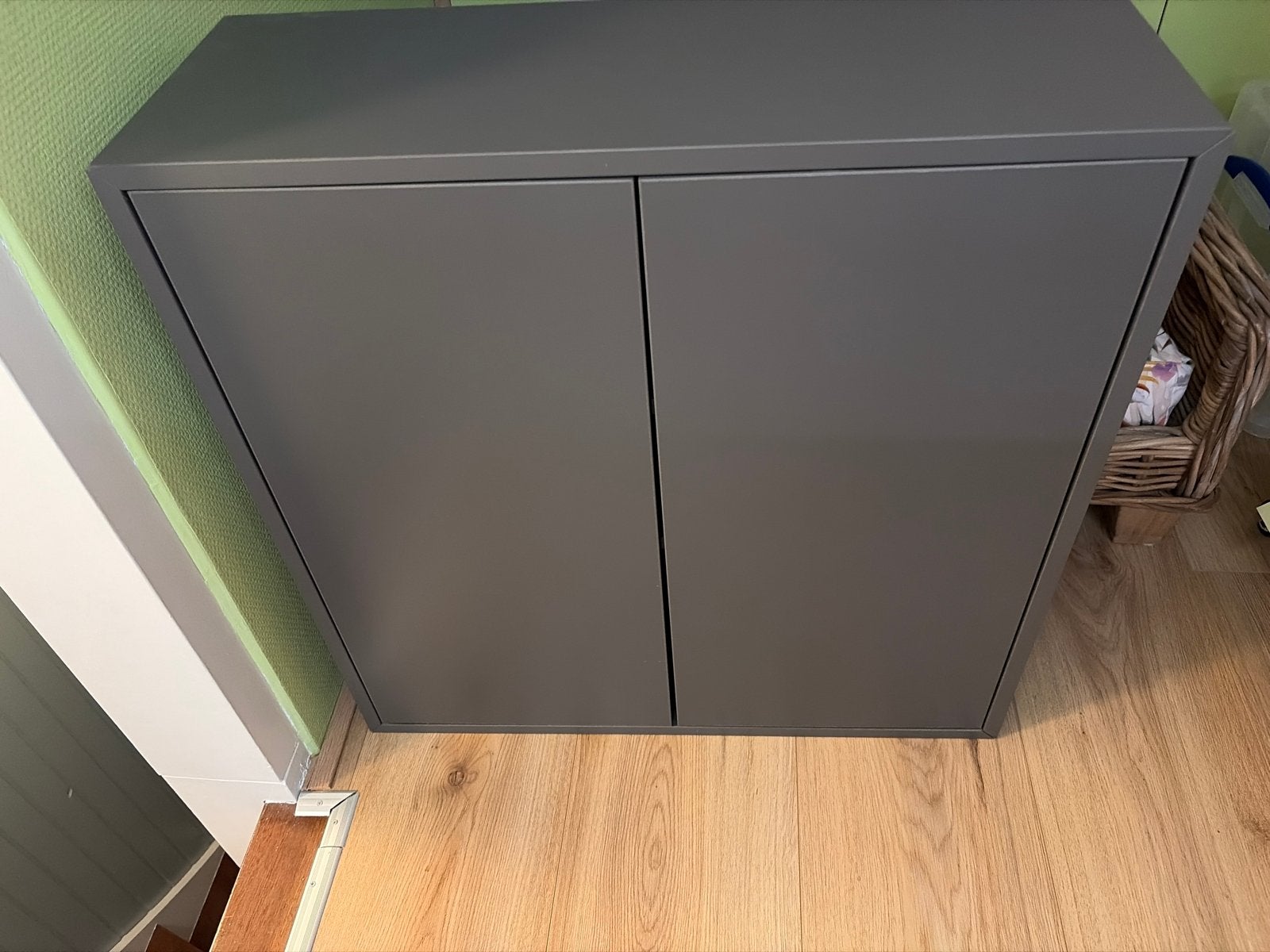 Ikea Eket kastje met 2 deuren en 2 planken - 70x70x25 cm, Ophalen, 50 tot 100 cm, Zo goed als nieuw, Minder dan 100 cm