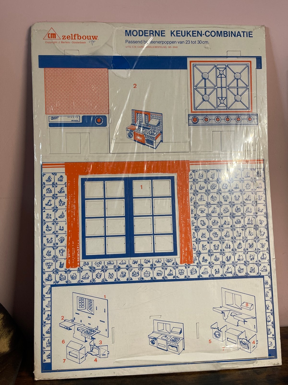 CM Zelfbouw Vintage Keuken-Combinatie Poppenhuis Toebehoren, Ophalen of Verzenden