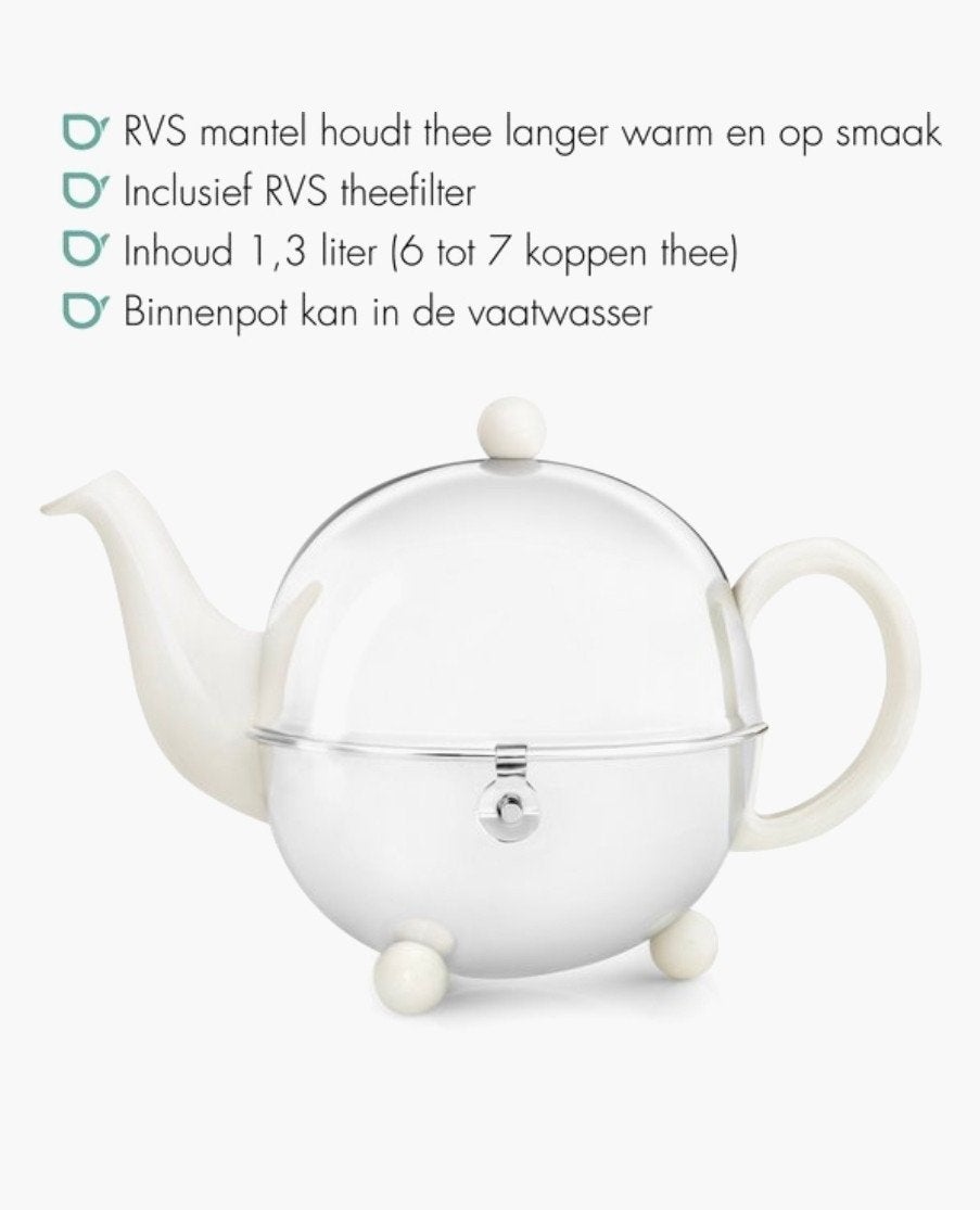 Bredemeijer Cosy Theepot 1,3 Liter - Nieuw in Doos, Ophalen of Verzenden, Nieuw
