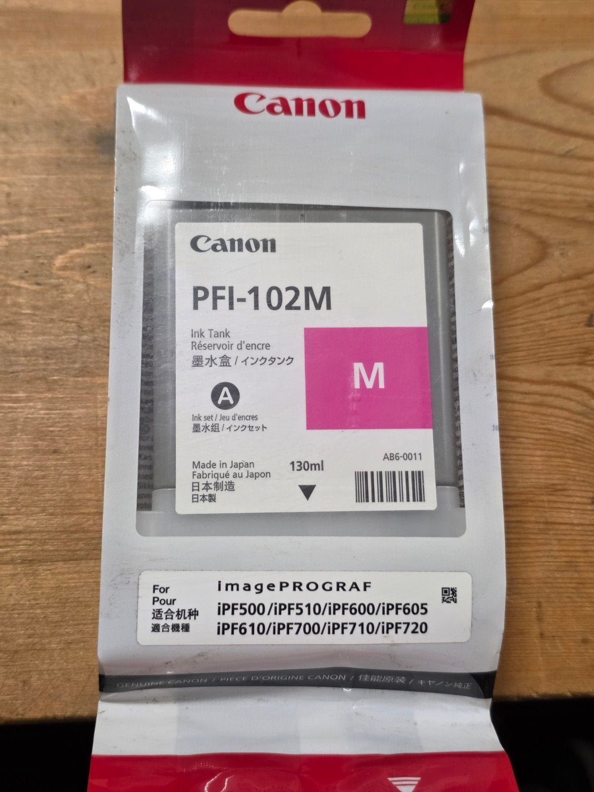 Canon PFI-102M Magenta Inktcartridge 130ml, Computers en Software, Printerbenodigdheden, Nieuw, Cartridge, Ophalen of Verzenden