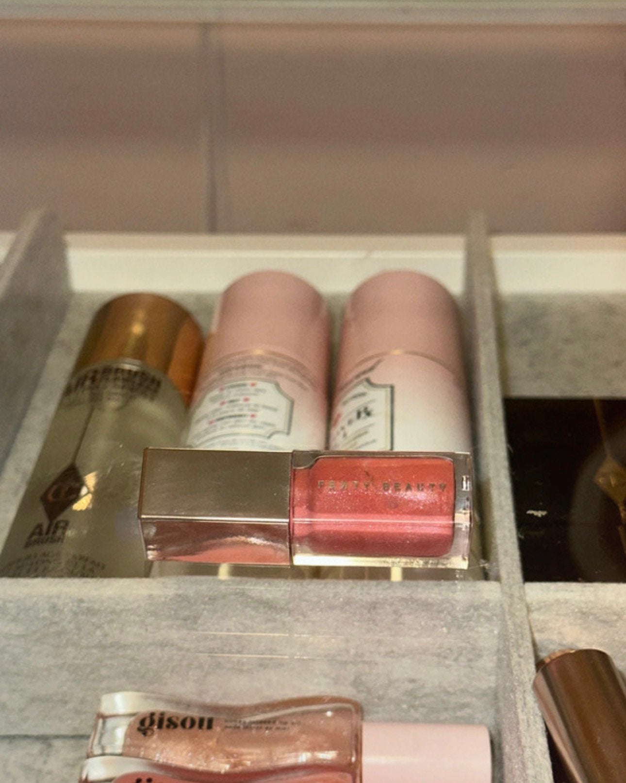 Fenty Beauty lipgloss mini kleur Fussy, Ophalen of Verzenden, Zo goed als nieuw