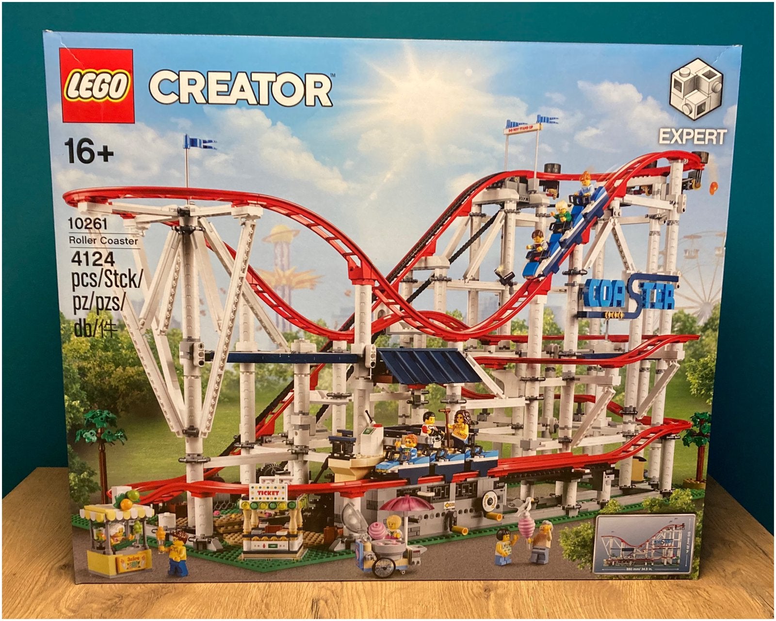 Lego 10261 Roller Coaster (achtbaan), Ophalen, Nieuw