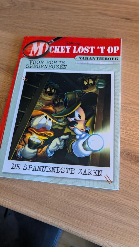 Mickey Lost 't Op Vakantieboek - Voor Echte Speurneuzen, Boeken, Ophalen of Verzenden, Zo goed als nieuw, Disney