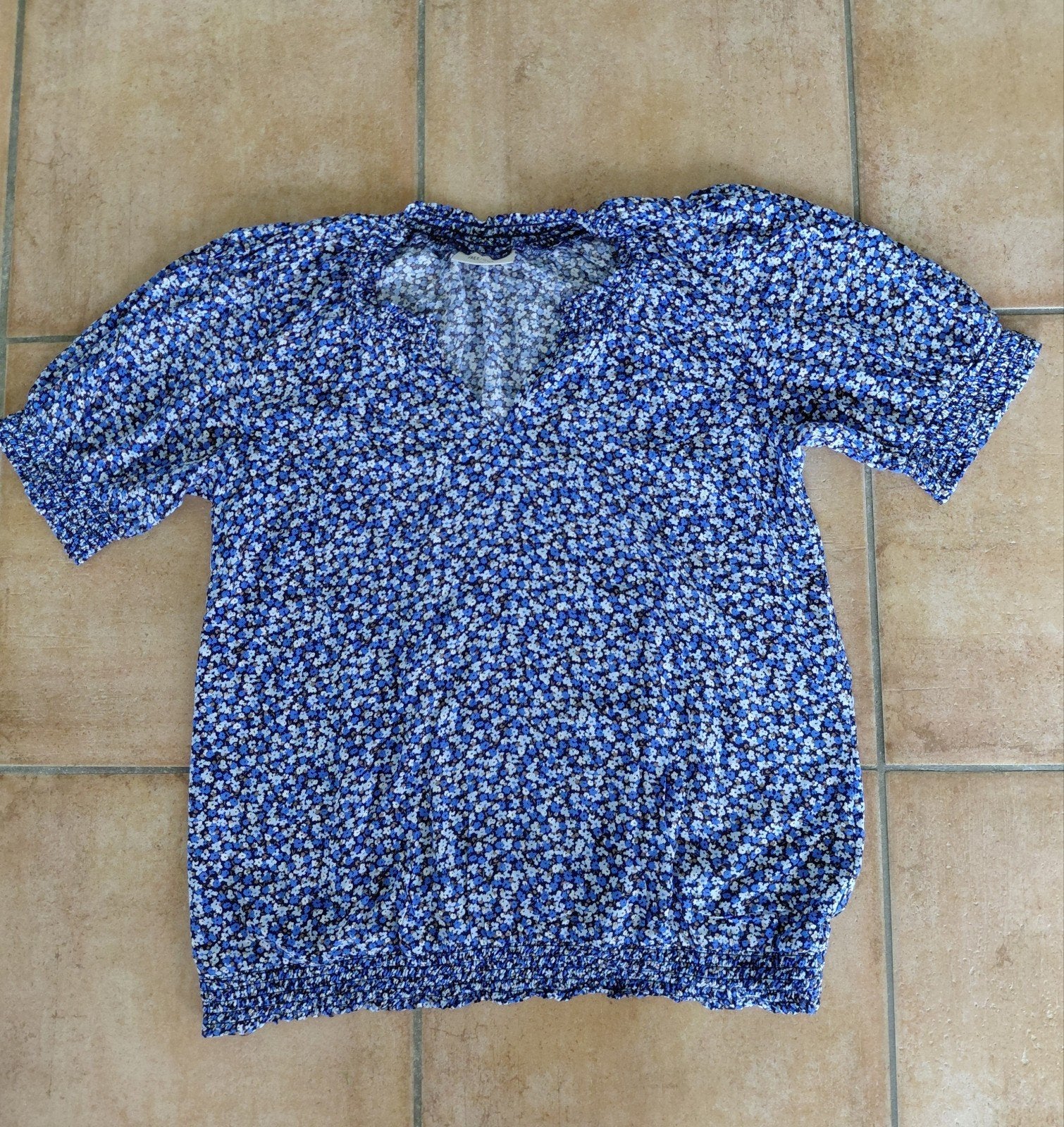 Blousje, Free quent, maat S zgan €12,00, Maat 38/40 (M), Freequent, Blauw, Ophalen of Verzenden