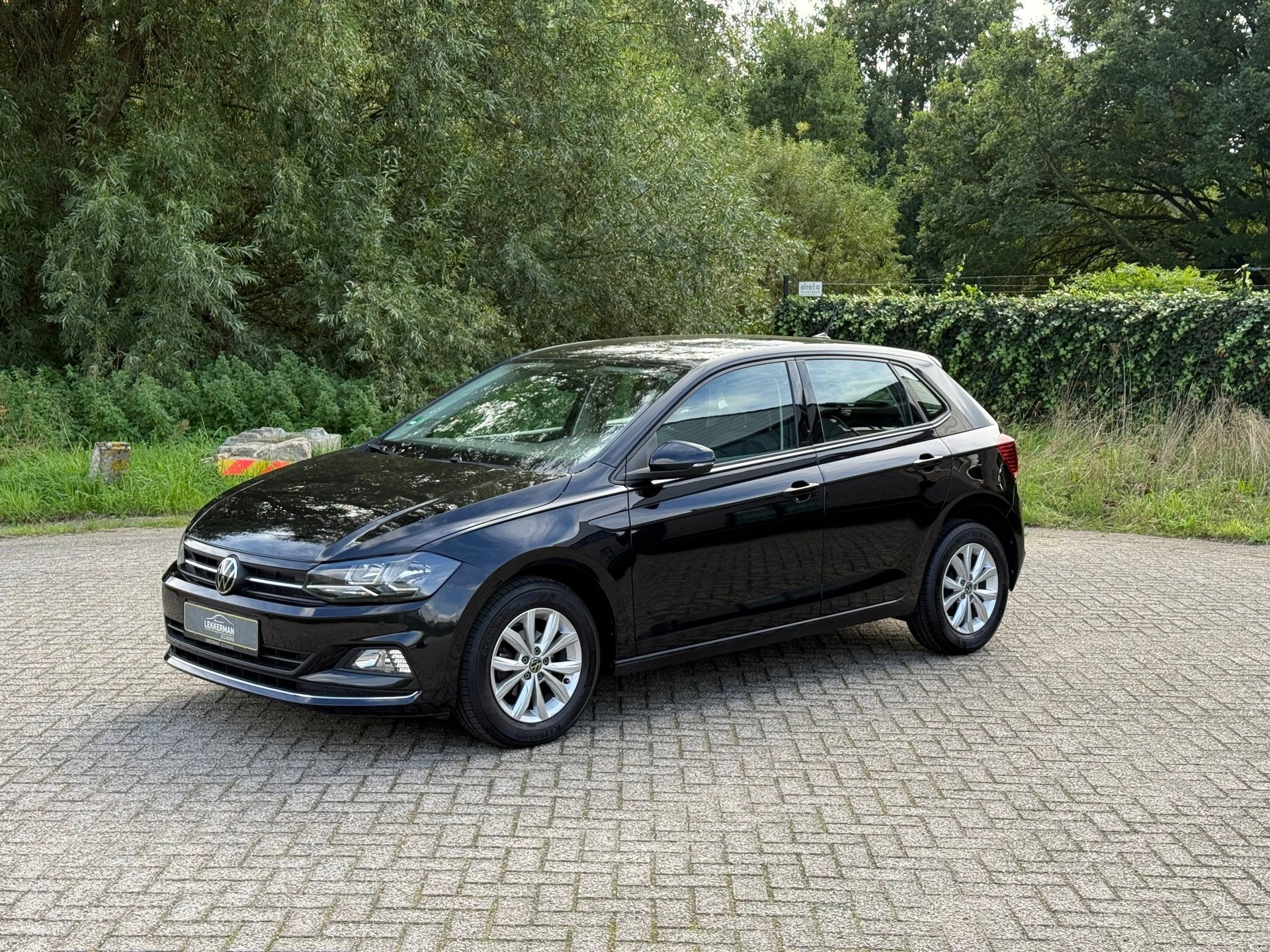 Volkswagen Polo 1.0 TSI Highline DSG I CARPLAY I I NAVI I CL, Auto's, Gebruikt, 95 pk, Zwart, Origineel Nederlands