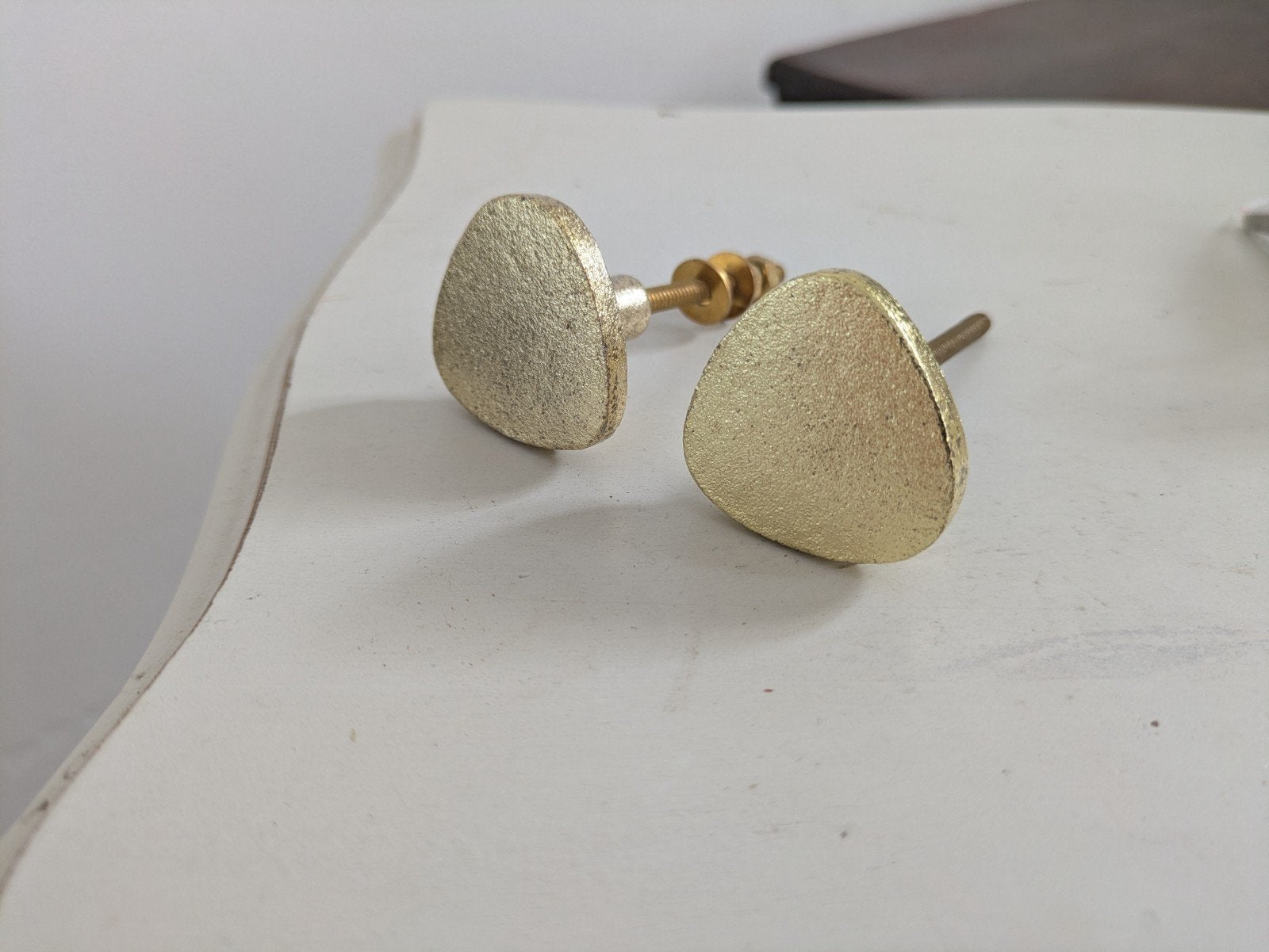 8 Nieuwe Messing/Mat Gouden Handknoppen/Handgrepen, Ophalen of Verzenden, Nieuw