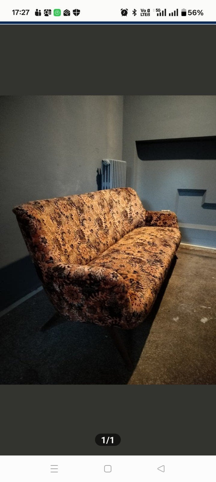Artifort bank sofa Theo Ruth, Huis en Inrichting, Banken | Sofa's en Chaises Longues, Ophalen, Gebruikt, 75 tot 100 cm, Stof