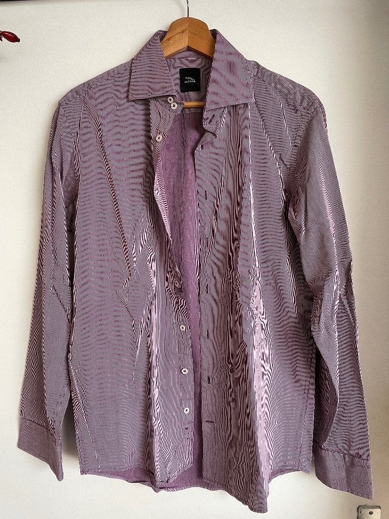 Overhemd maat 40 (M) van Jaguar, Jaguar, Paars, Zo goed als nieuw, Halswijdte 39/40 (M)