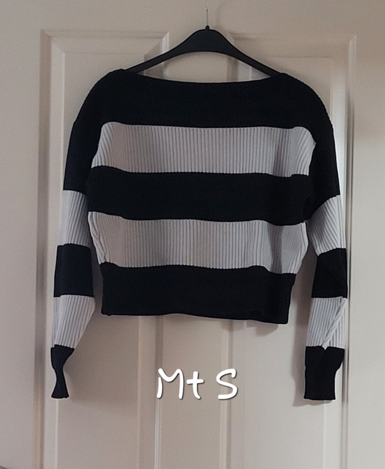 Stijlvolle gestreepte trui - Zwart/Wit maat S, Seven Sisters, Zwart, Ophalen of Verzenden, Maat 36 (S)