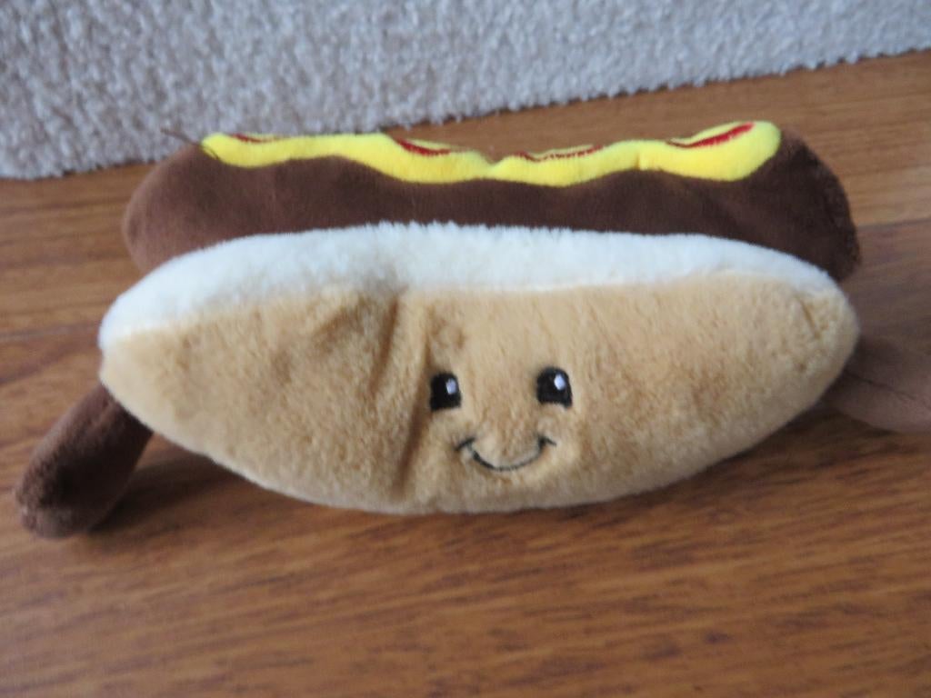 Vrolijke hotdog (A11), Ophalen of Verzenden, Zo goed als nieuw, Overige typen, Middelgroot (20 tot 80 cm)