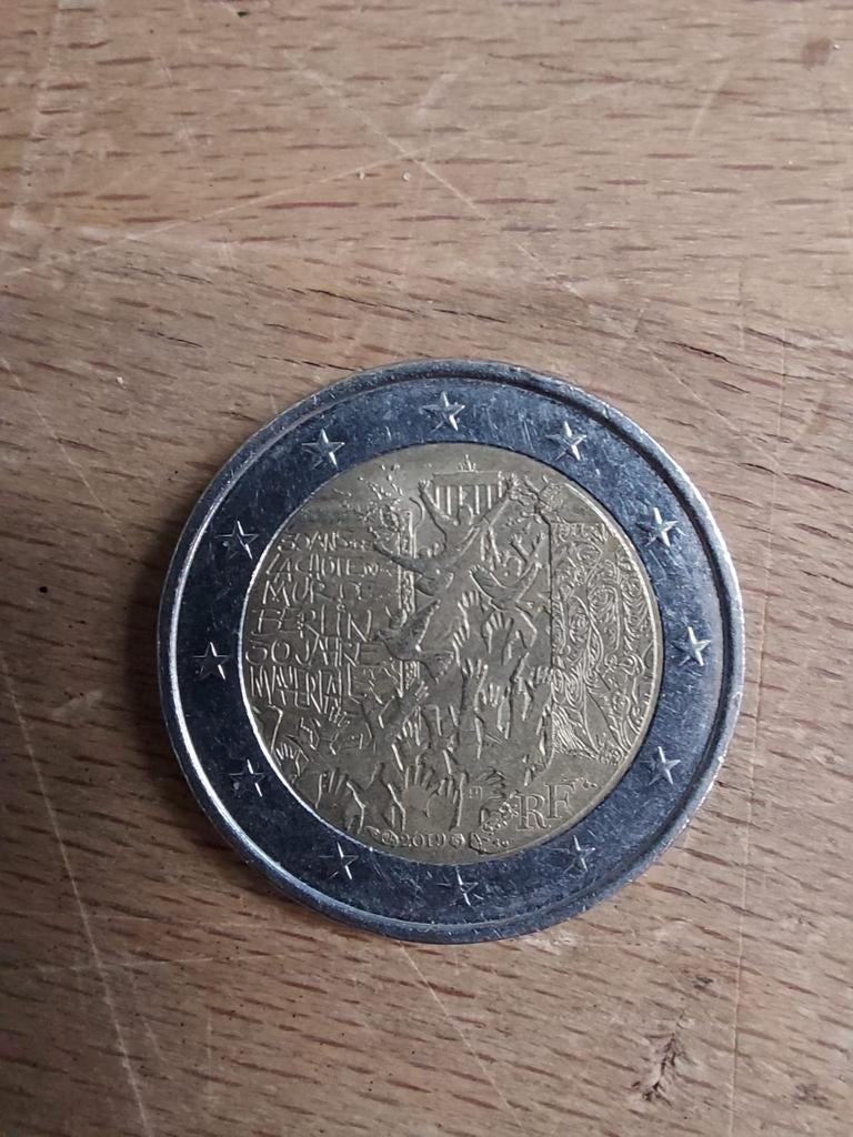 2 euro 2019 val Berlijnse muur, Ophalen, Duitsland, 2 euro, Losse munt