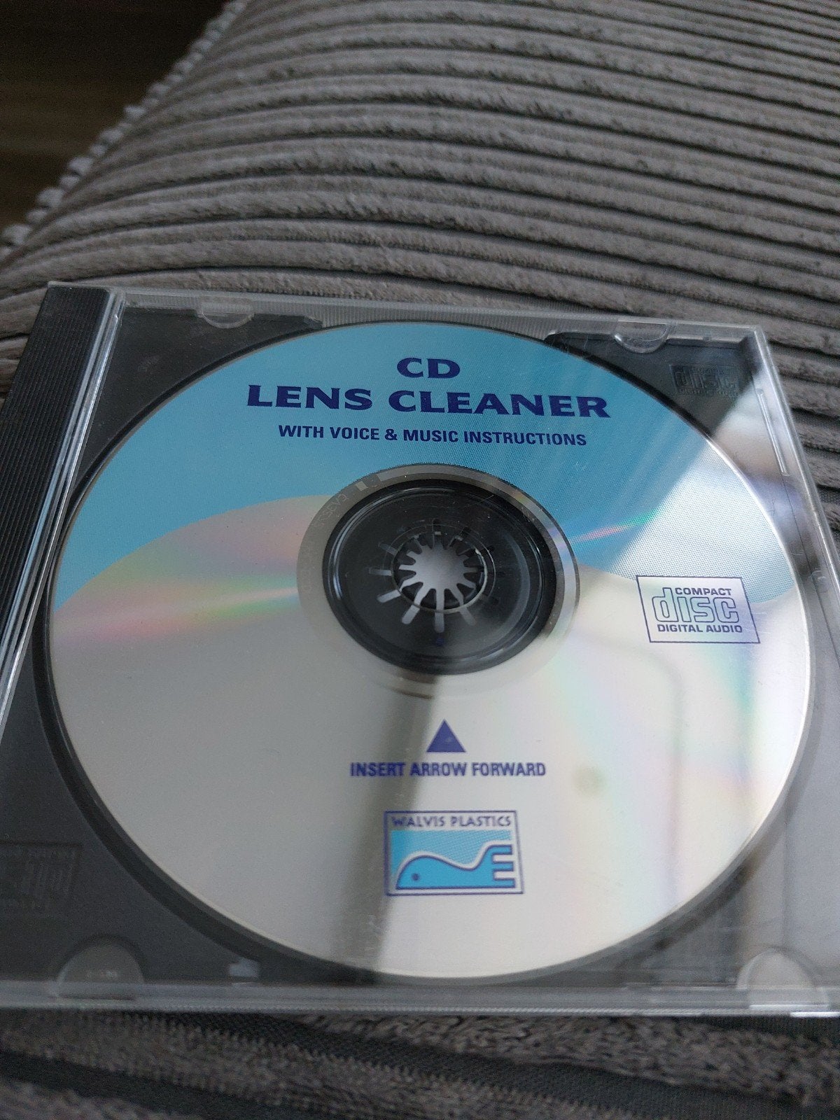 CD Lens Cleaner met stem- en muziekinstructies, Ophalen of Verzenden, Zo goed als nieuw, Overige typen, Inclusief doosje