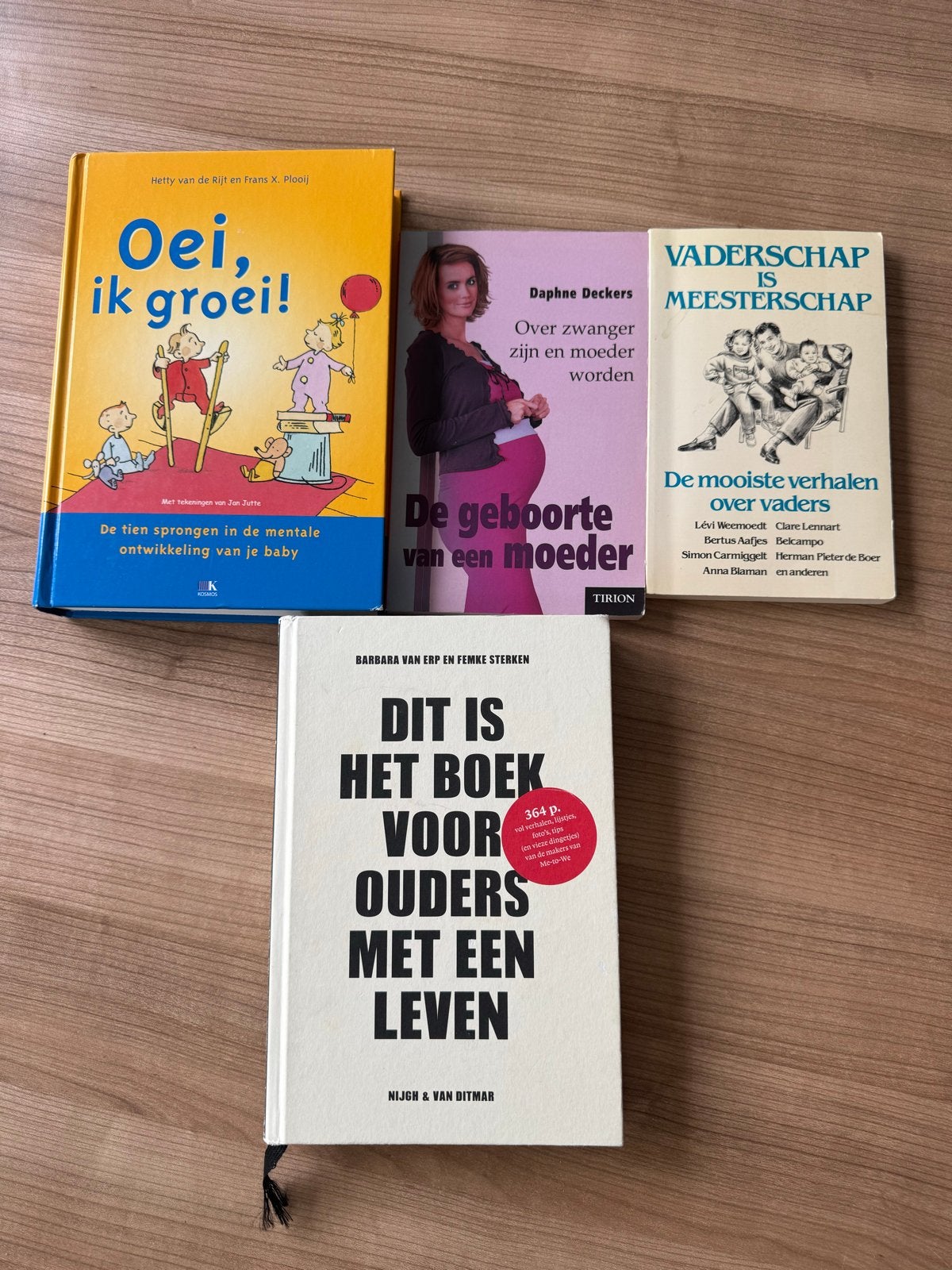 Zwangerschapsboeken: Oei, ik groei!, De geboorte van een moe, Boeken, Ophalen of Verzenden, Gelezen, Zwangerschap en Bevalling