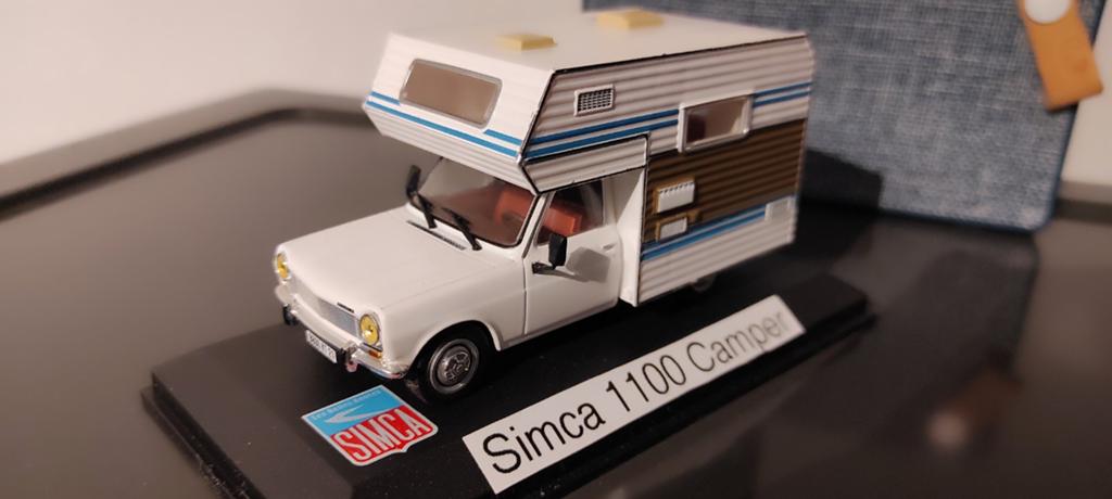 Simca 1100 camping car 1:43 op display, Ophalen of Verzenden, Auto, Overige merken