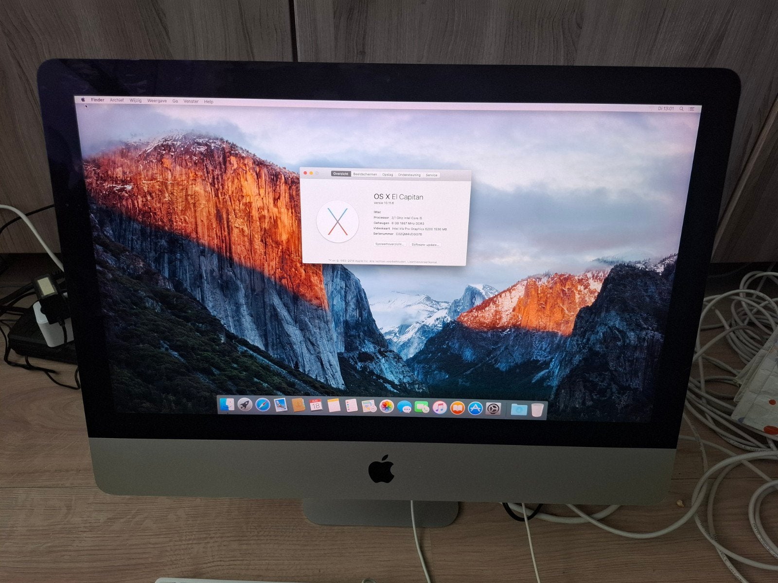 iMac (Retina 4K, 21.5-inch, Late 2015), Computers en Software, Apple Desktops, Ophalen, IMac, 3 tot 4 Ghz