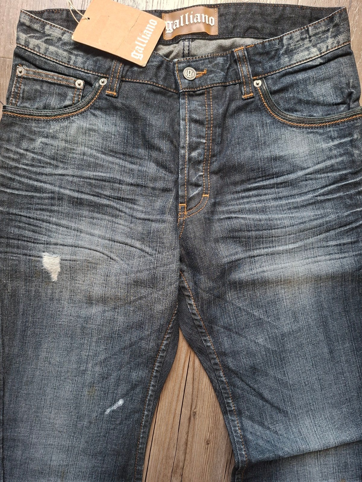 GALLIANO regular fit jeans W30 L32, Ophalen of Verzenden, Nieuw, W32 (confectie 46) of kleiner, GALLIANO