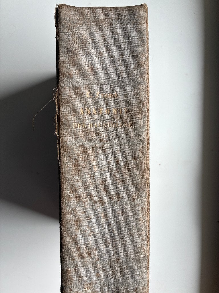 Handbuch der anatomie der hausthiere(1871), Antiek en Kunst, Ophalen of Verzenden, Ludwig Franck