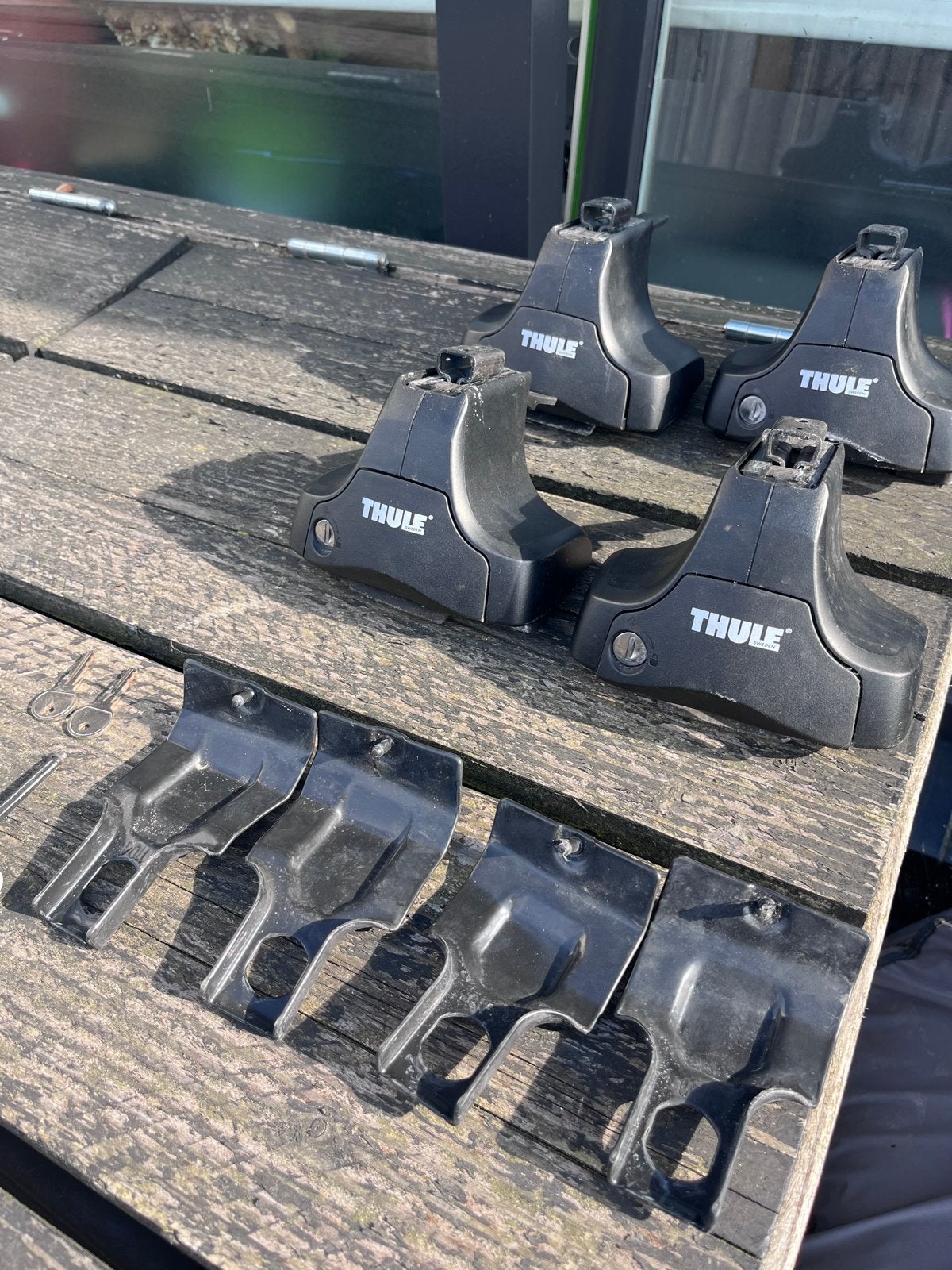 Thule Rapid System 754 Dakdragers Volvo V60 2015, Auto diversen, Ophalen of Verzenden, Gebruikt