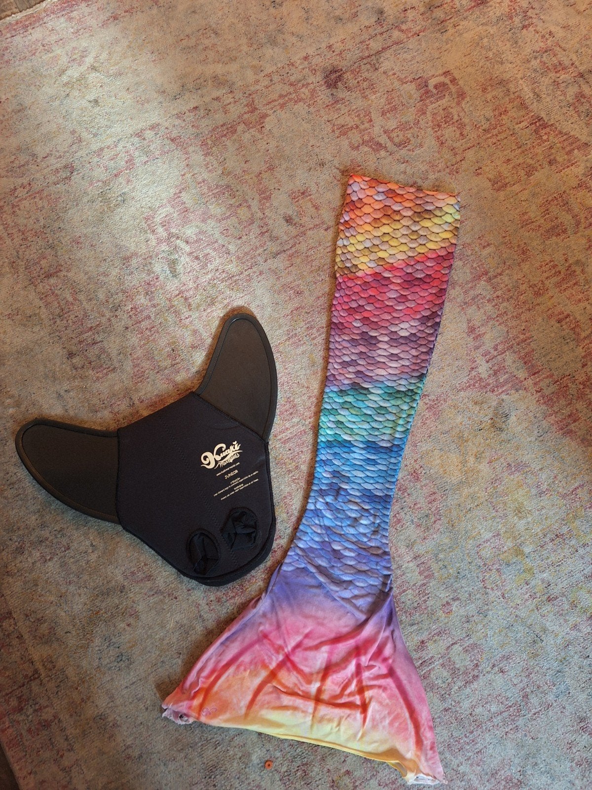 Zeemeerminstaart met monovin - Regenboogkleuren, Ophalen