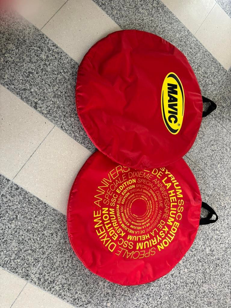 Mavic wieltassen, Fietsen en Brommers, Fietsaccessoires | Fietstassen, Ophalen of Verzenden, Zo goed als nieuw