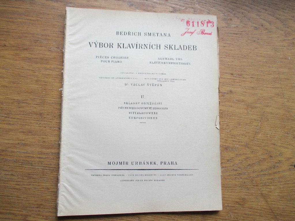Smetana - middenzware piano composities, Gebruikt, Klassiek, Ophalen of Verzenden, Artiest of Componist