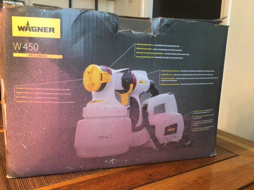 Verfspuit Wagner W 450, Ophalen of Verzenden, Zo goed als nieuw, Verfspuit of Verfpomp