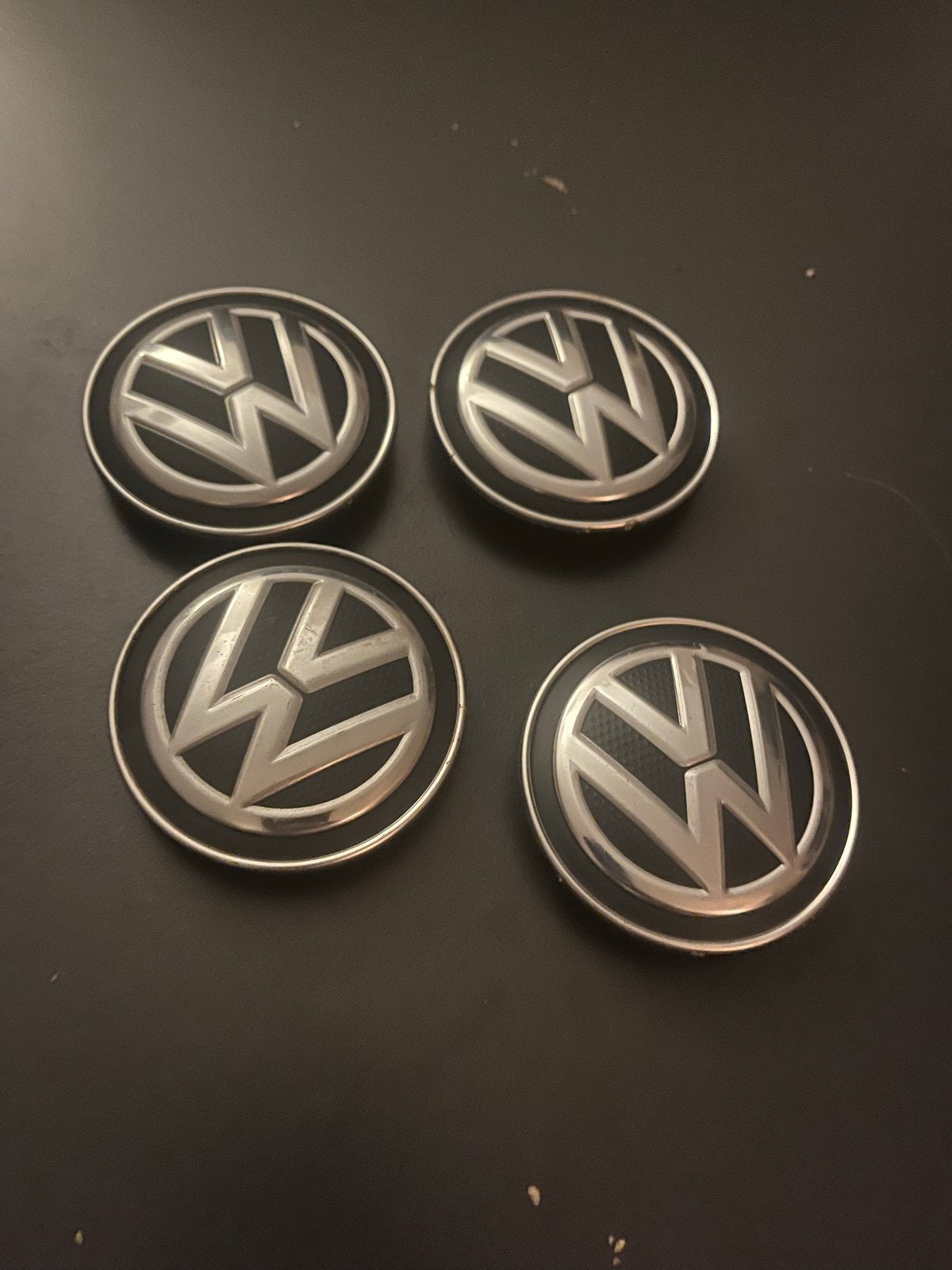 VW Naafdoppen - Set van 4, Auto diversen, Wieldoppen, Gebruikt, Verzenden