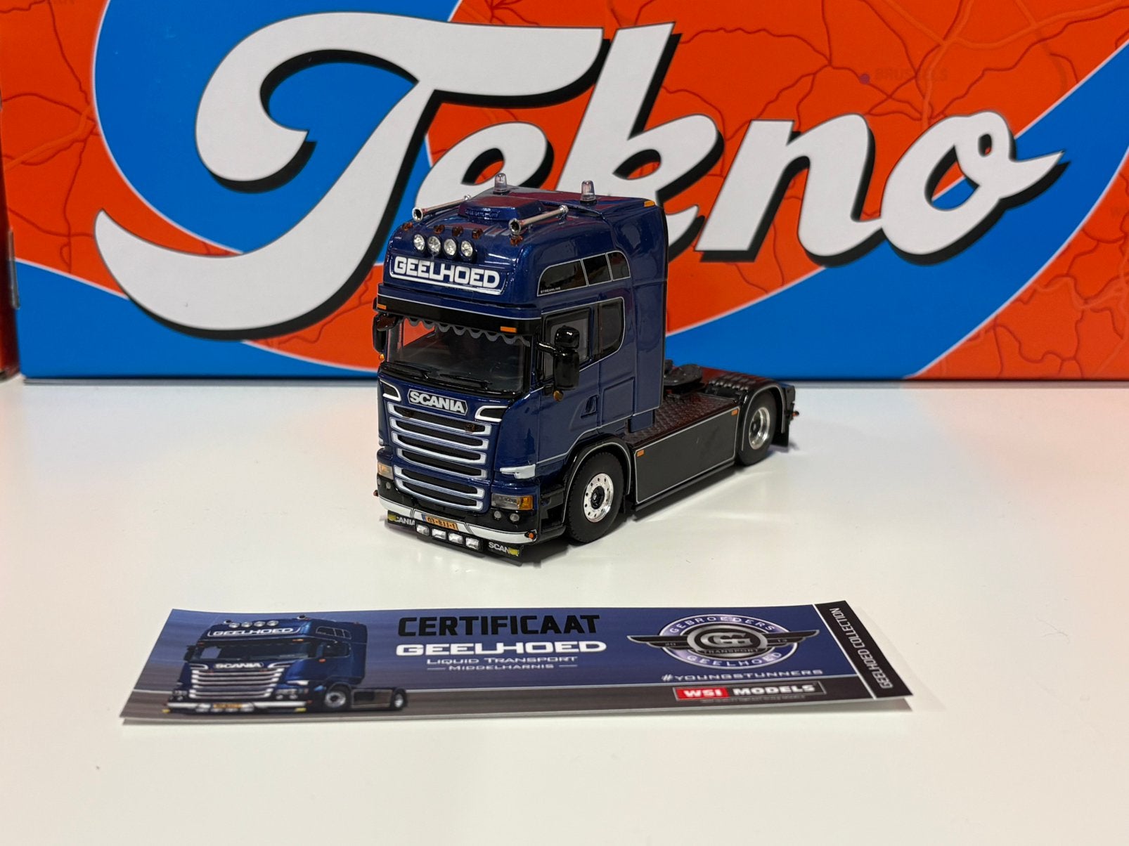 Wsi Geelhoed, Hobby en Vrije tijd, Modelauto's | 1:50, Ophalen of Verzenden, Zo goed als nieuw, Bus of Vrachtwagen, Wsi